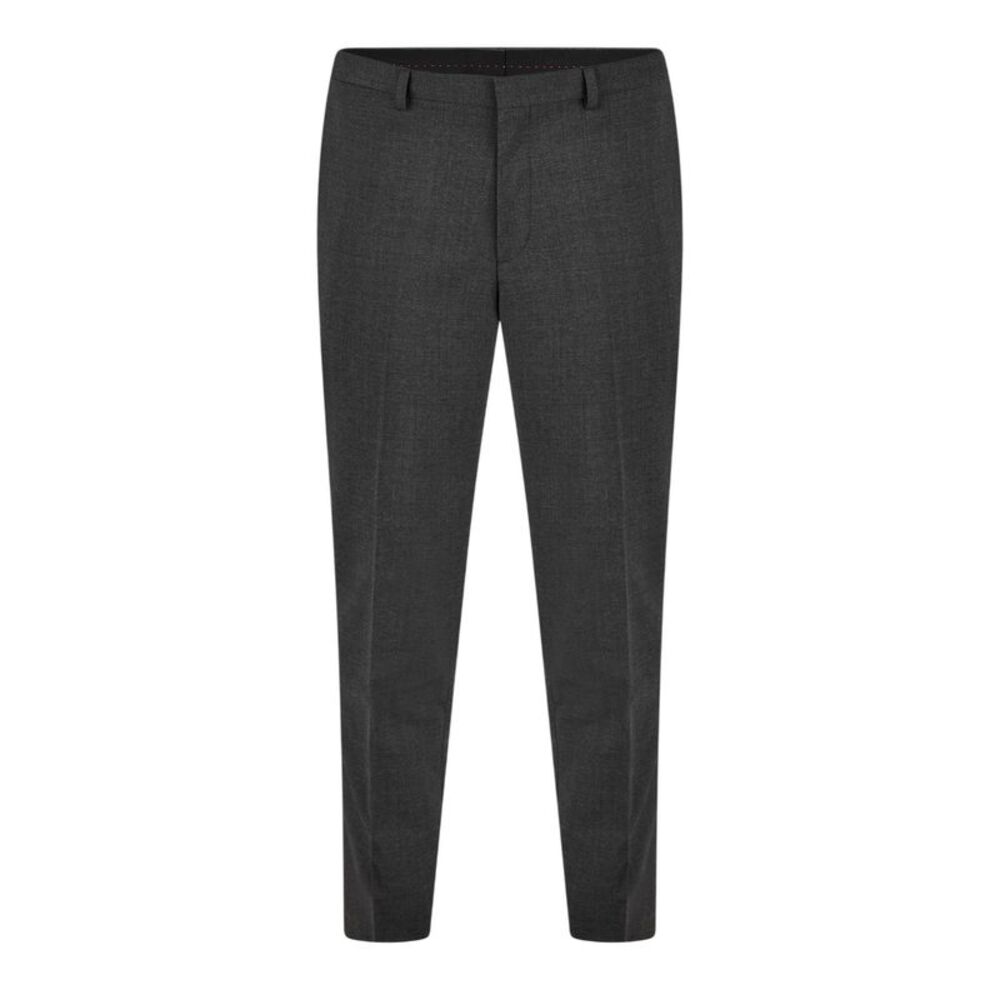 Hugo Mens Hesten Slim Business Suit Trousers / Dark Grey